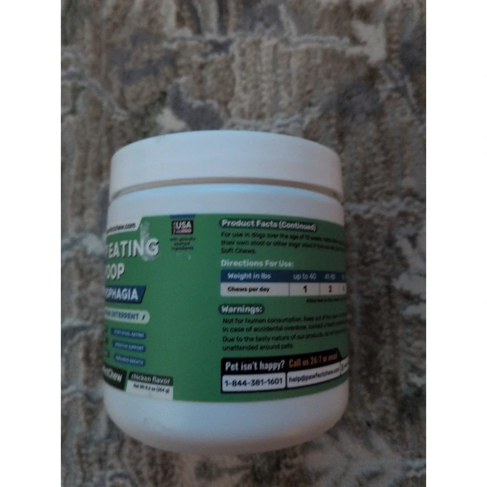 PAWFECTCHEW Coprophagia Deterrent for Dogs & Breath Aid Support